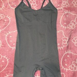 Colsie Charcoal Sleeveless Bodysuit
